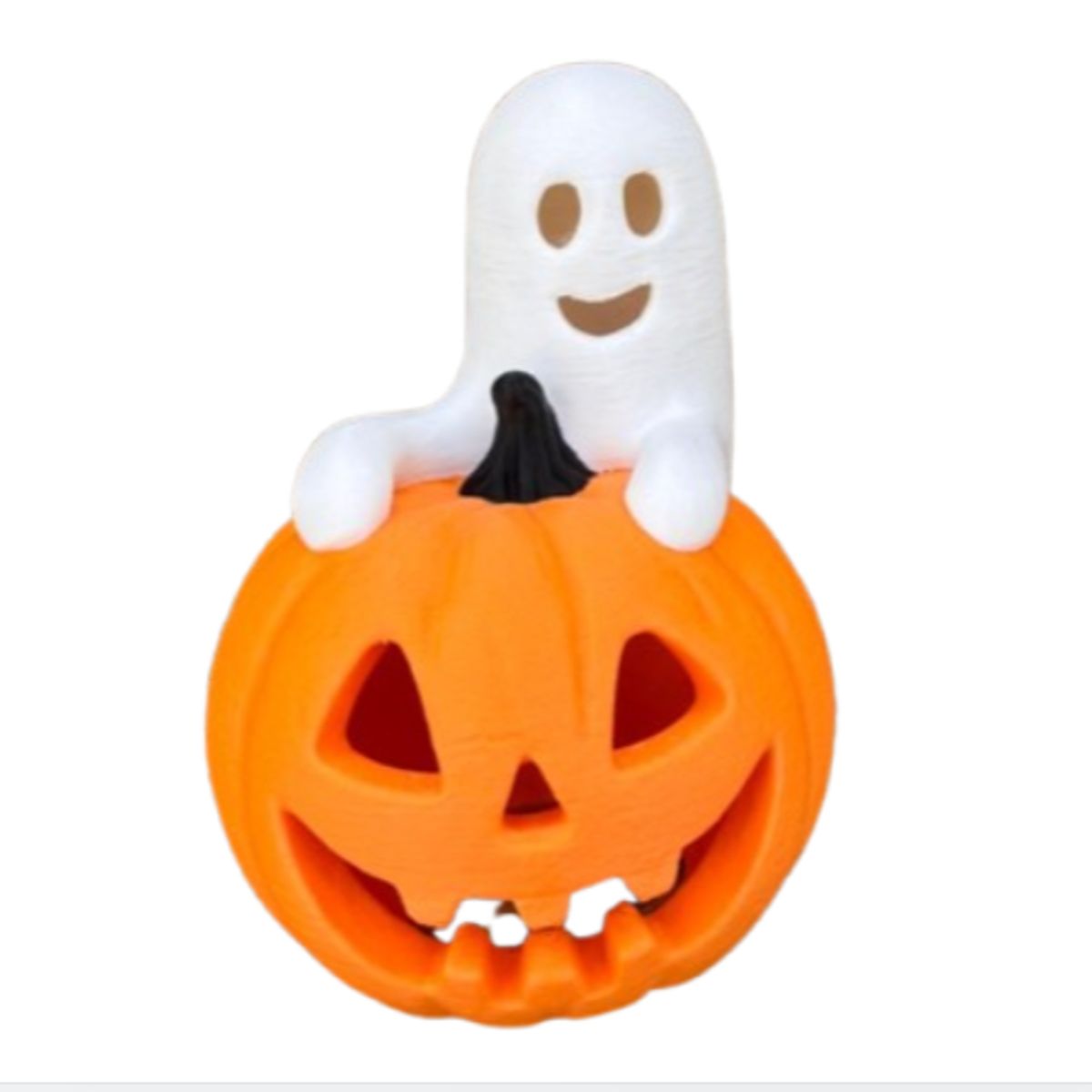 GENERICO - Portavelas Fantasma y Calabaza- Halloween