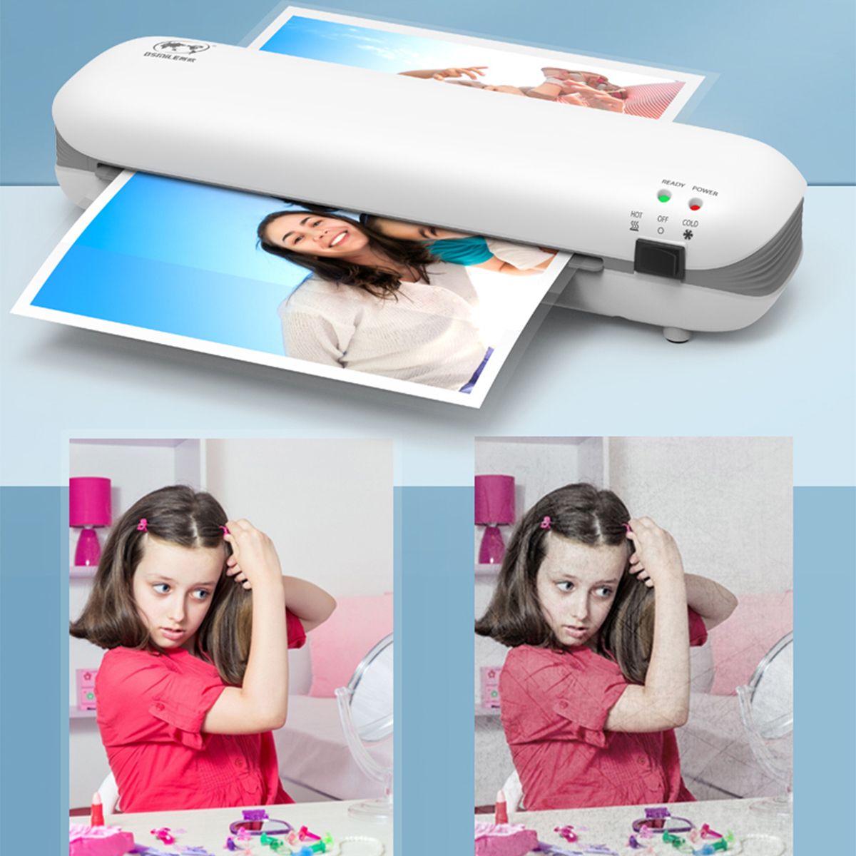 KINDA NICE - Laminadora Casera Para Fotografías Y Documentos