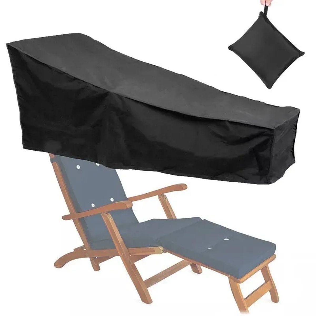 KUANGYE - Funda Impermeable Para Reposera Sillón De Patio