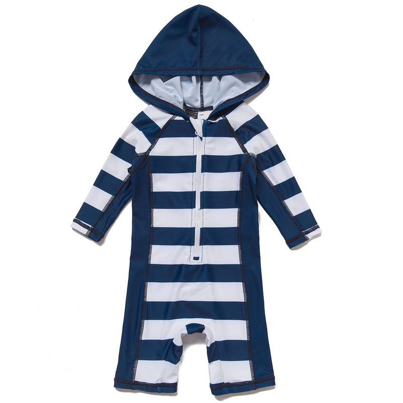 BONVERANO - Traje De Baña Con Capucha Bebé Niños Protección Solar UV