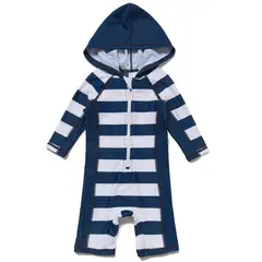 BONVERANO - Traje De Baña Con Capucha Bebé Niños Protección Solar UV