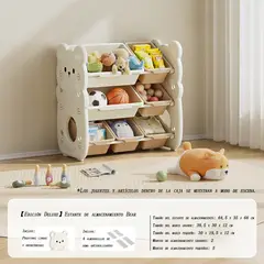 GENERICO - Estante Infantil Organizador De Juguetes Repisa 673866cm