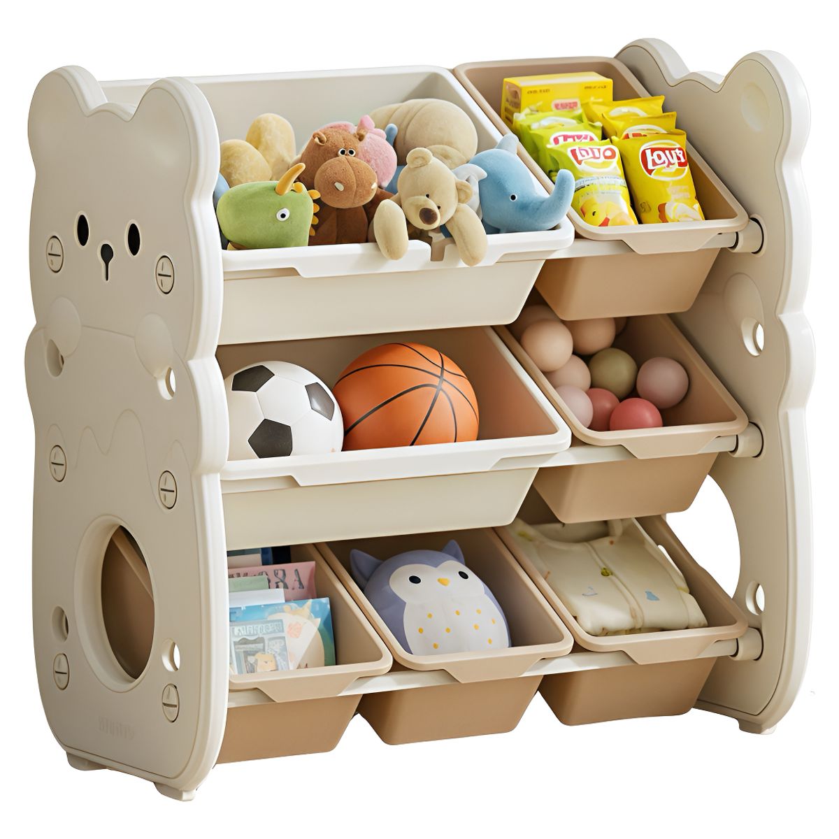 GENERICO - Estante Infantil Organizador De Juguetes Repisa 673866cm