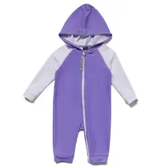 BONVERANO - Traje de baño con capucha y protección UV para niñas