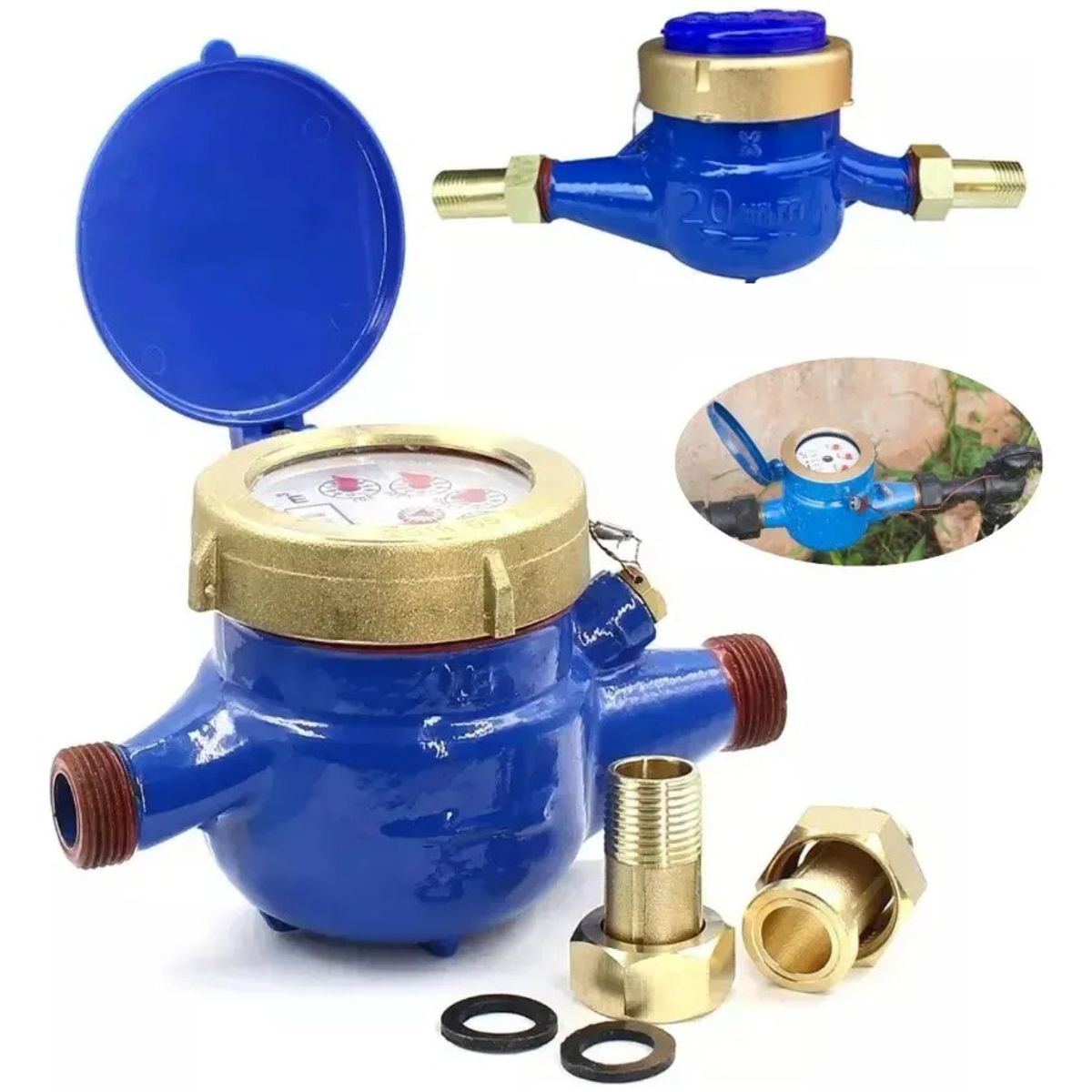 GENERICO - Medidor De Agua Remarcador Con Colas 34.