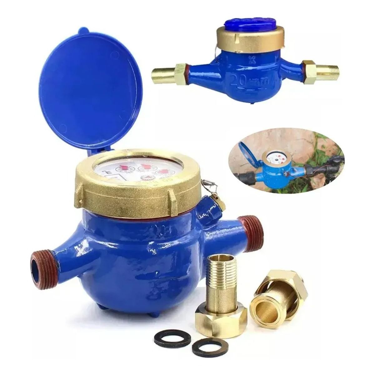GENERICO - Medidor De Agua Remarcador Con Colas 34.
