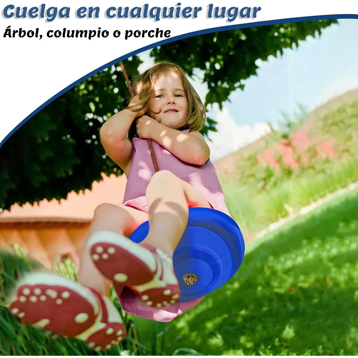 GENERICO - Columpio De Disco Giratorio Regalos Para Niños 3 Años O Más