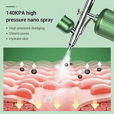 Imagen 2 del producto Kit De Aerógrafo Profesional Recargable Inalámbrico Portátil Verde