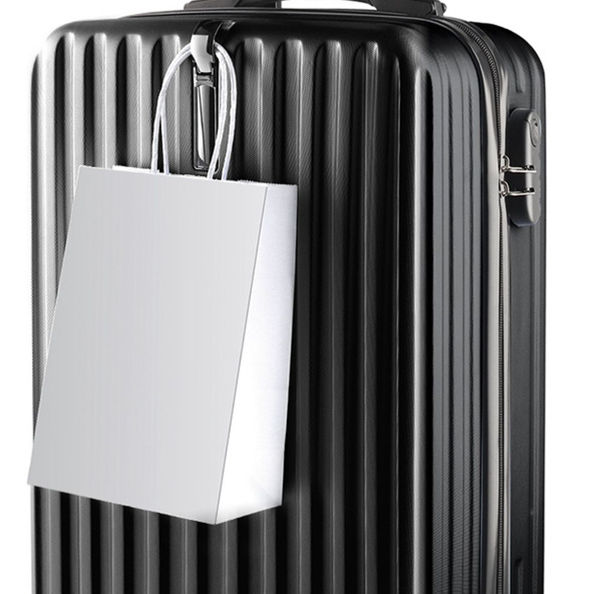 SUPERCENTER - Maleta De Gancho Viaje Pequeña Equipaje Cabina Chica De Mano Negro