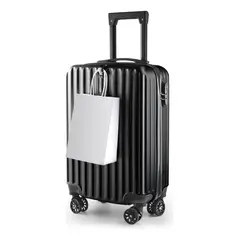 SUPERCENTER - Maleta De Gancho Viaje Pequeña Equipaje Cabina Chica De Mano Negro