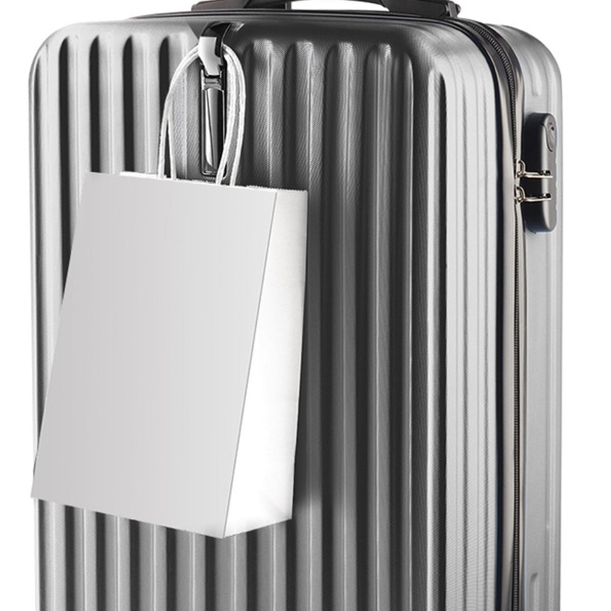 SUPERCENTER - Maleta De Gancho Viaje Pequeña Equipaje Cabina Chica De Mano Gris