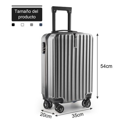 Imagen 2 del producto Maleta De Gancho Viaje Pequeña Equipaje Cabina Chica De Mano Gris