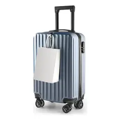 SUPERCENTER - Maleta De Gancho Viaje Pequeña Equipaje Cabina Chica De Mano Azul