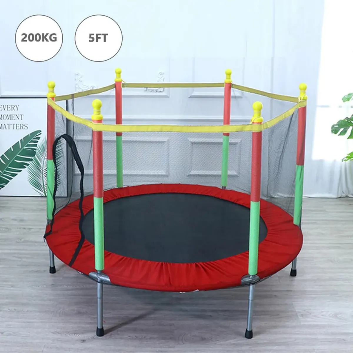 GENERICO - Mini Trampolin - Cama Elastica Pequeña Para Niños-azulrojo