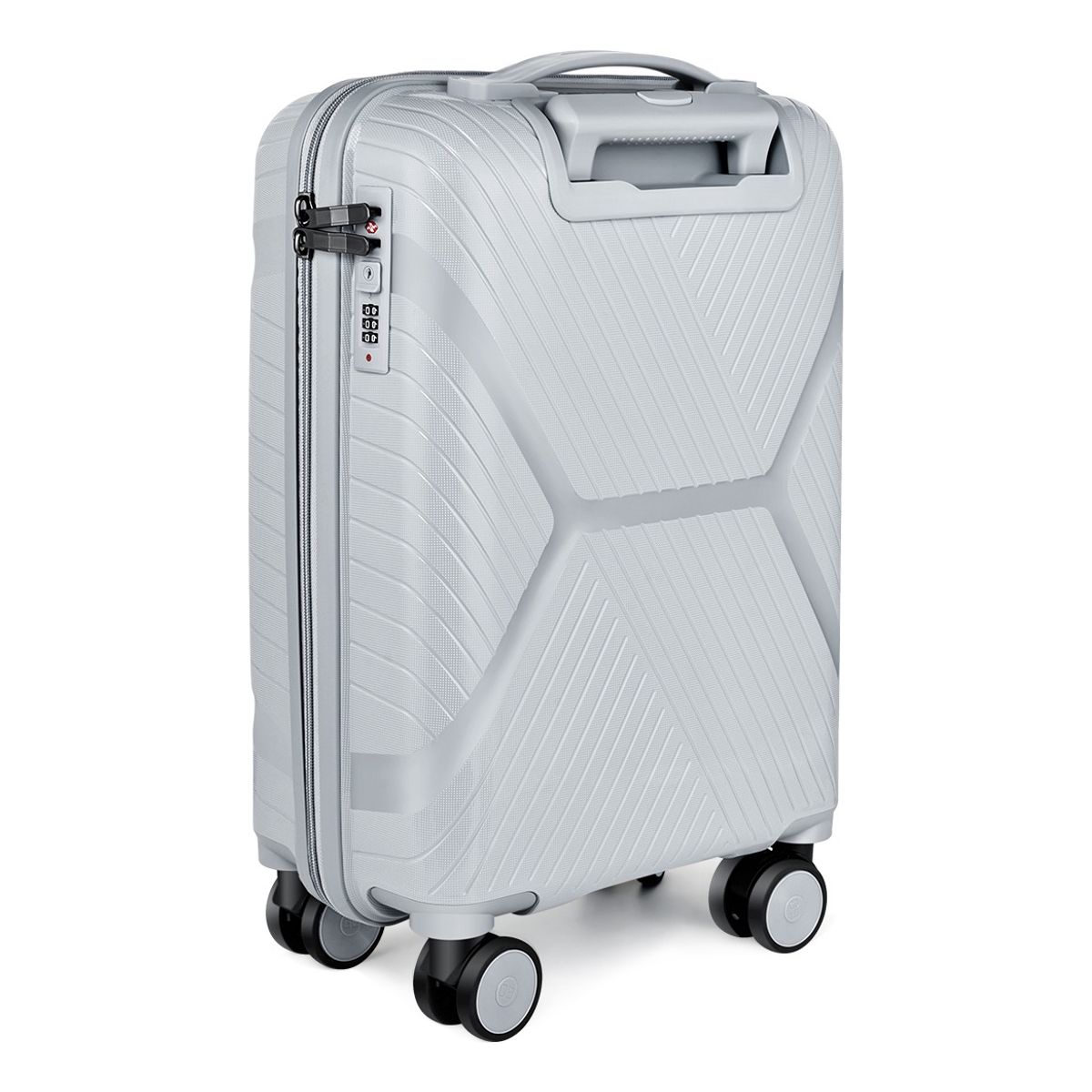 SUPERCENTER - Maleta Viaje Pequeña Equipaje Cabina Con Ruedas Gris