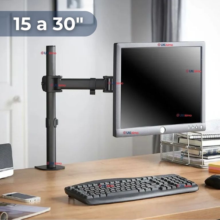 IRM Soporte Monitor Escritorio Brazo Articulado 15 a 30 Pulgadas