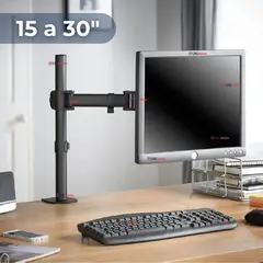 IRM - Soporte Monitor Escritorio Brazo Articulado 15 a 30 Pulgadas