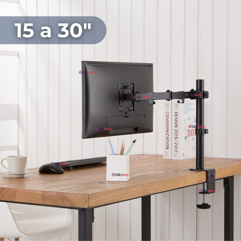 IRM Soporte Monitor Escritorio Brazo Articulado 15 a 30 Pulgadas