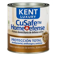 KENT - ESMALTE AGUA - CuSafe™ Home Defense Antibacterial - 1L BLANCO