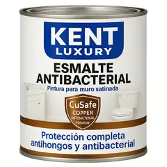 KENT - ESMALTE AGUA SATINADO.- Antibacterial - 1L BLANCO