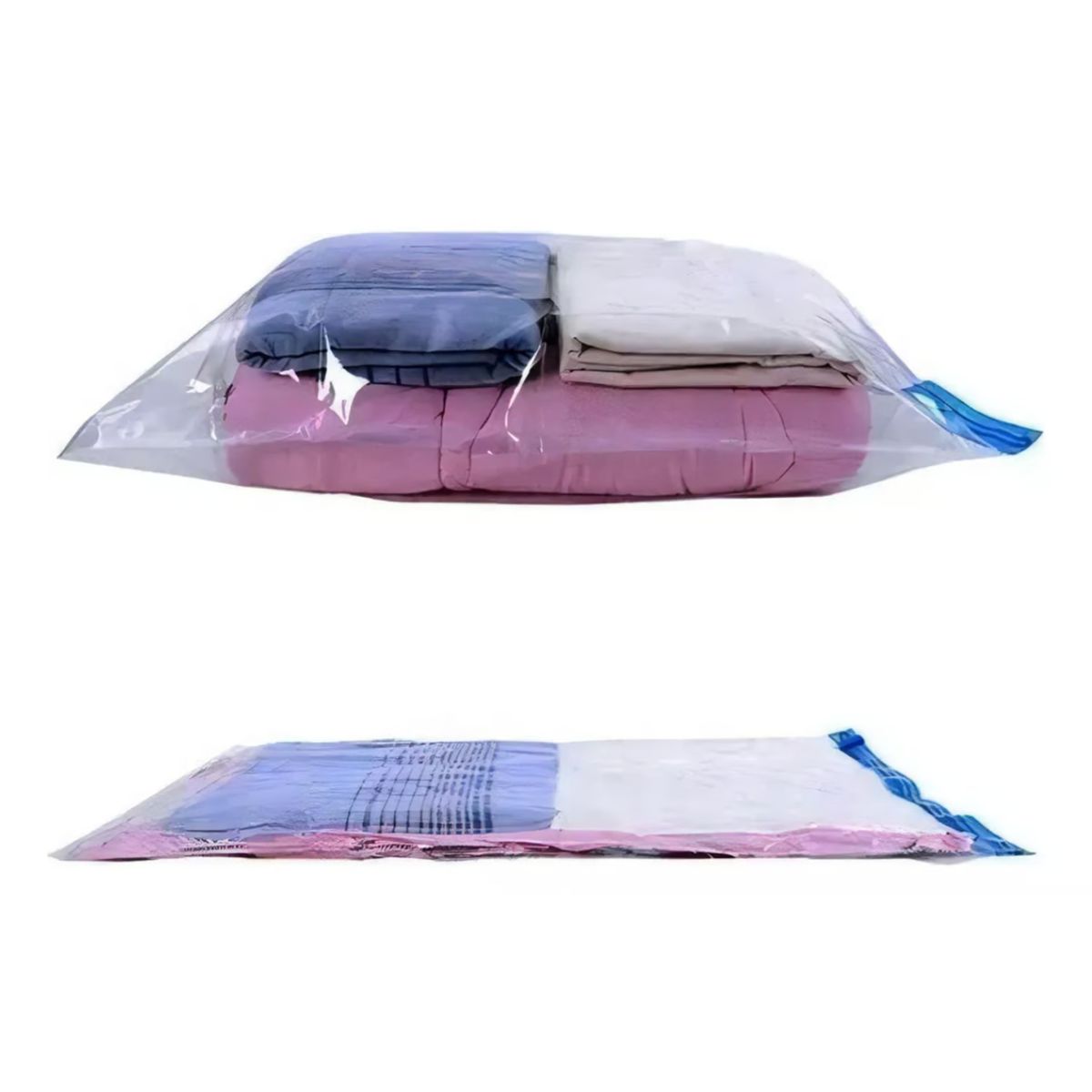 MOVI - Pack 6 Bolsas para Guardar Ropa al Vacio 60x80