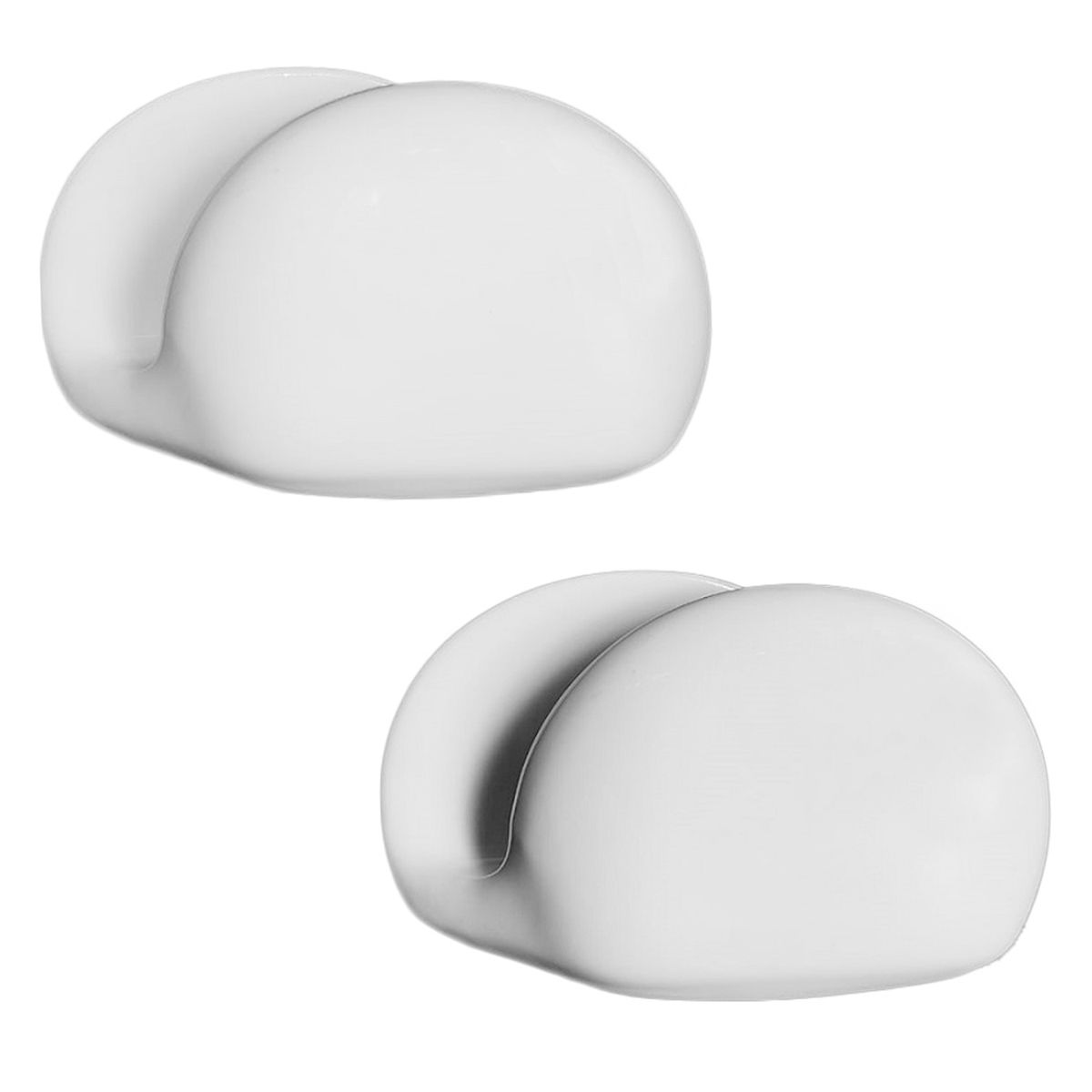 GENERICO - Servilletero Loza Blanca Set 2 unidades
