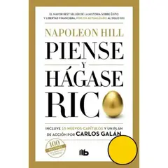 B DE BOLSILLO - Piense Y Hagase Rico Libro Napoleon Hill