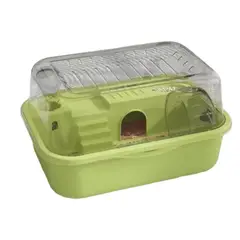 SUKEA - Jaula Para Hamster Con Casa Y Accesorios Verde