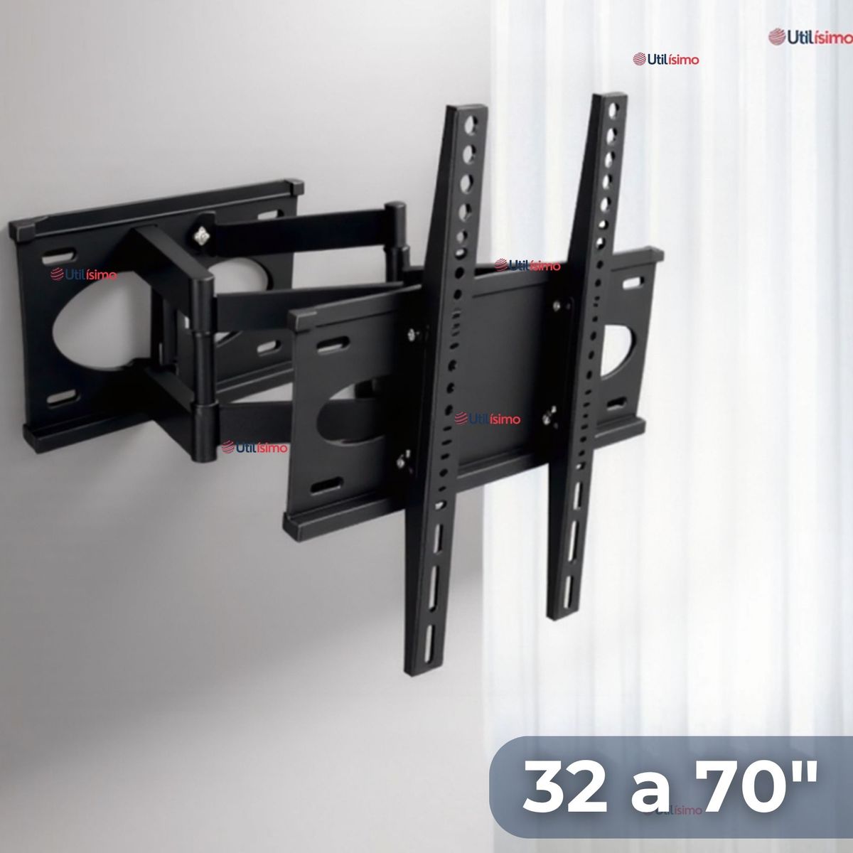 LINE - Soporte TV  32 a 70 Pulgadas 60Kg Soporte TV de Pared Ajustable