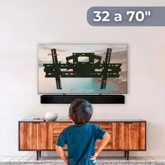 LINE - Soporte TV 32 a 70 Pulgadas 60Kg Soporte TV de Pared Ajustable