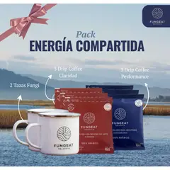 GENERICO - Pack Fungeat Energía Compartida (3 Claridad + 3 Performance) + 2 Tazas