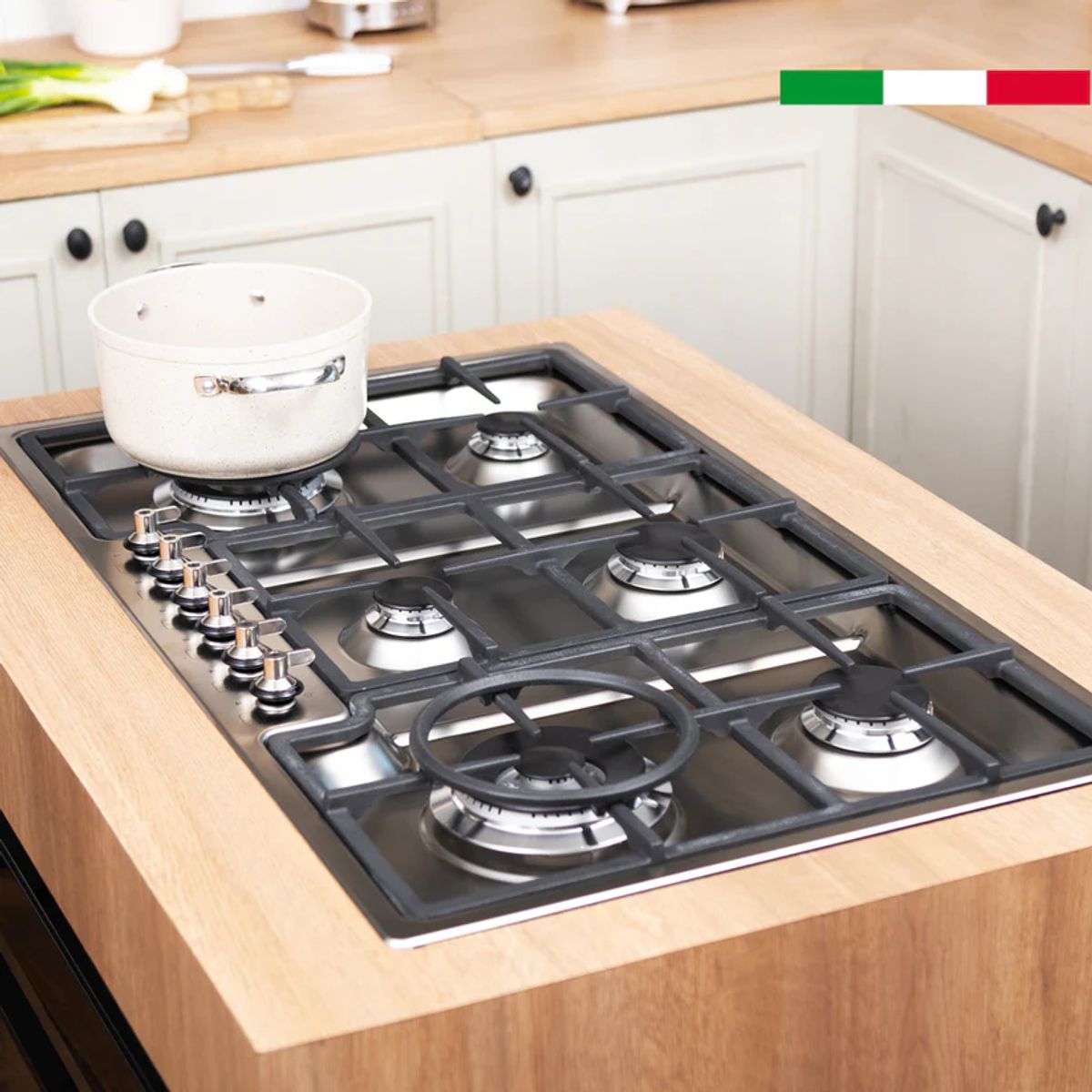 SMEG - Encimera a Gas Clásica PGF96 Smeg