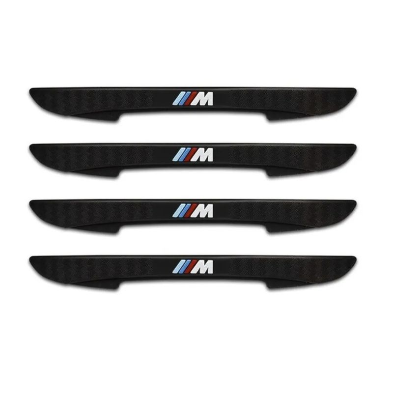GENERICO - Set Protector Goma Puerta Retrovisor Auto Logo M