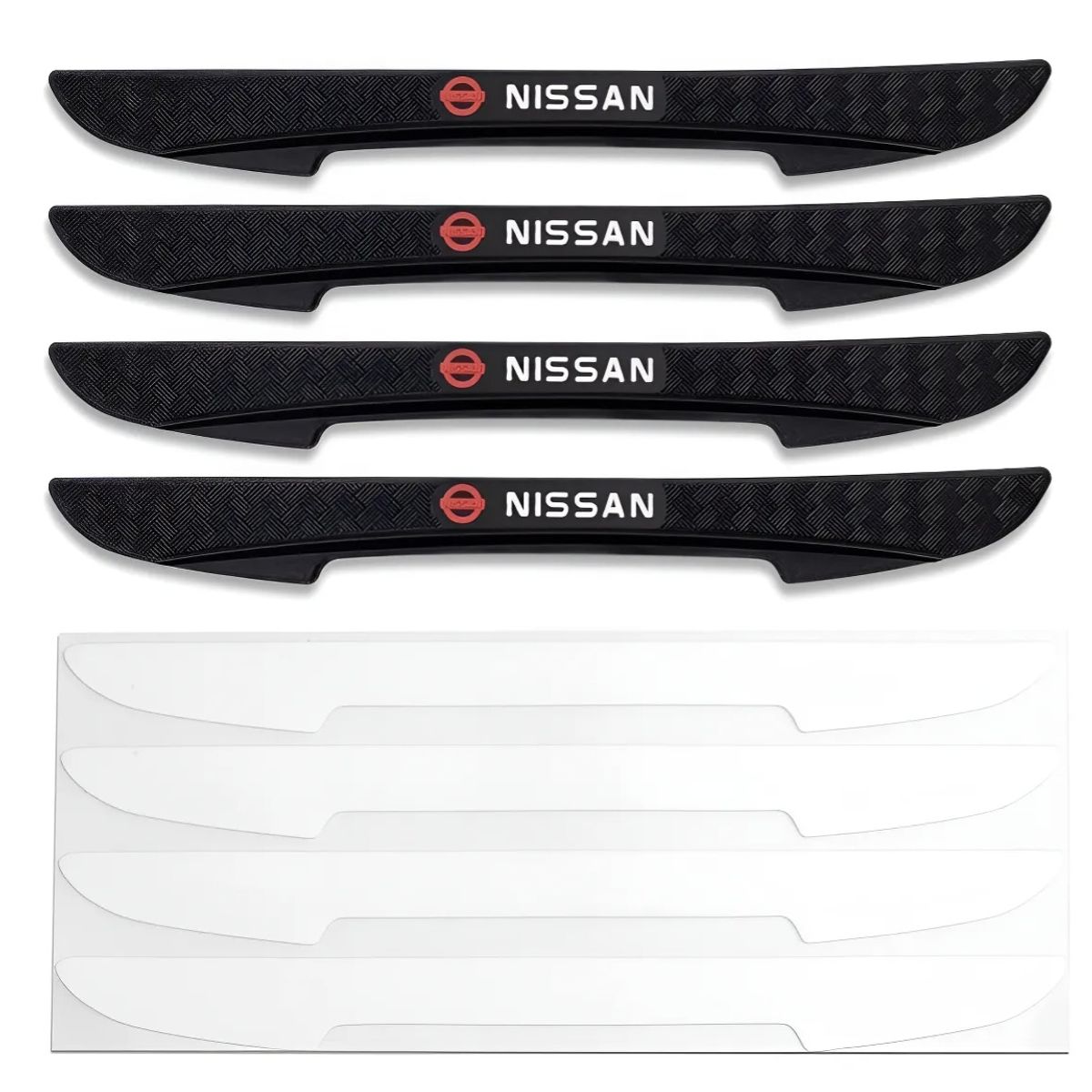 GENERICO - Set Protector Goma Puerta Retrovisor Auto para Nissan