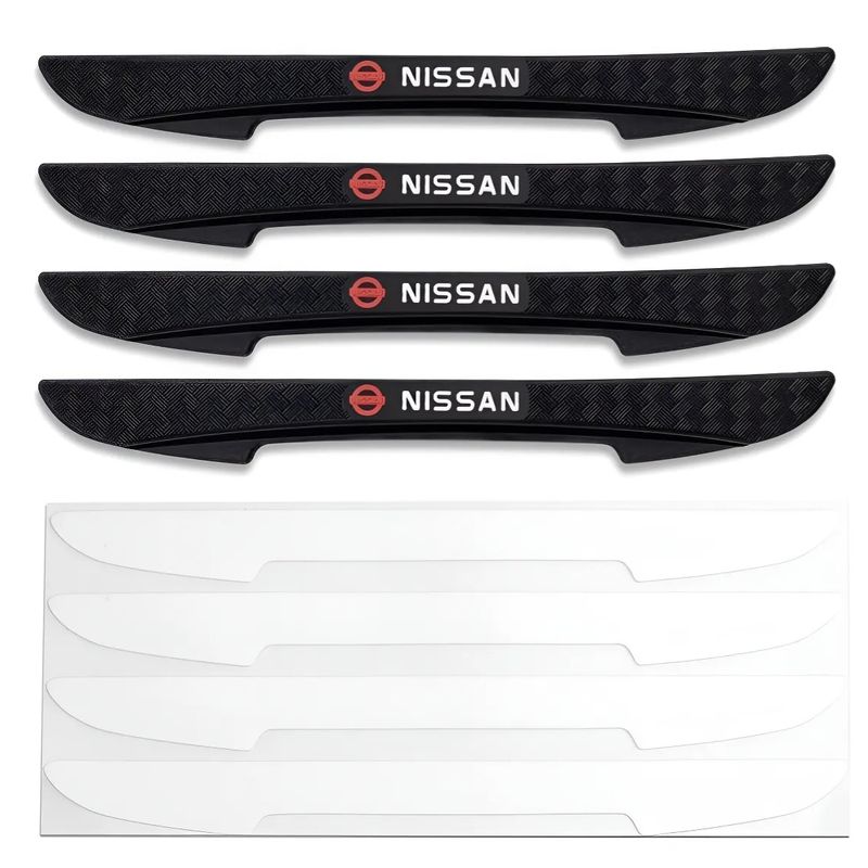 GENERICO - Set Protector Goma Puerta Retrovisor Auto para Nissan