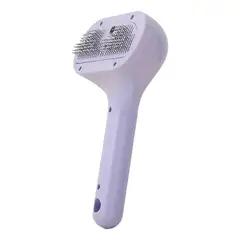 SUKEA - Cepillo Automático A Vapor 3en1 Para Mascotas Lila