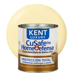 KENT - ESMALTE AGUA - CuSafe™ Home Defense Antibacterial - 1L AMARILLO VAINILLA