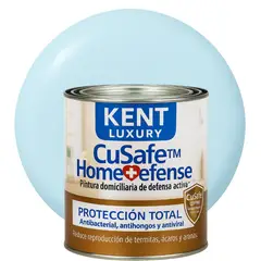 KENT - ESMALTE AGUA - CuSafe™ Home Defense Antibacterial - 1L CELESTE NUBE