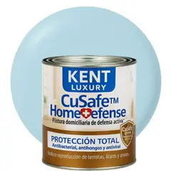KENT - ESMALTE AGUA - CuSafe™ Home Defense Antibacterial - 1L CELESTE PASTEL