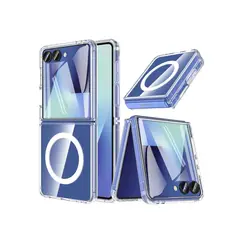GENERICO - Carcasa para Z Flip 7 Transparente Magsafe Antigolpes