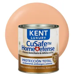 KENT - ESMALTE AGUA - CuSafe™ Home Defense Antibacterial - 1L DURAZNO CLARO