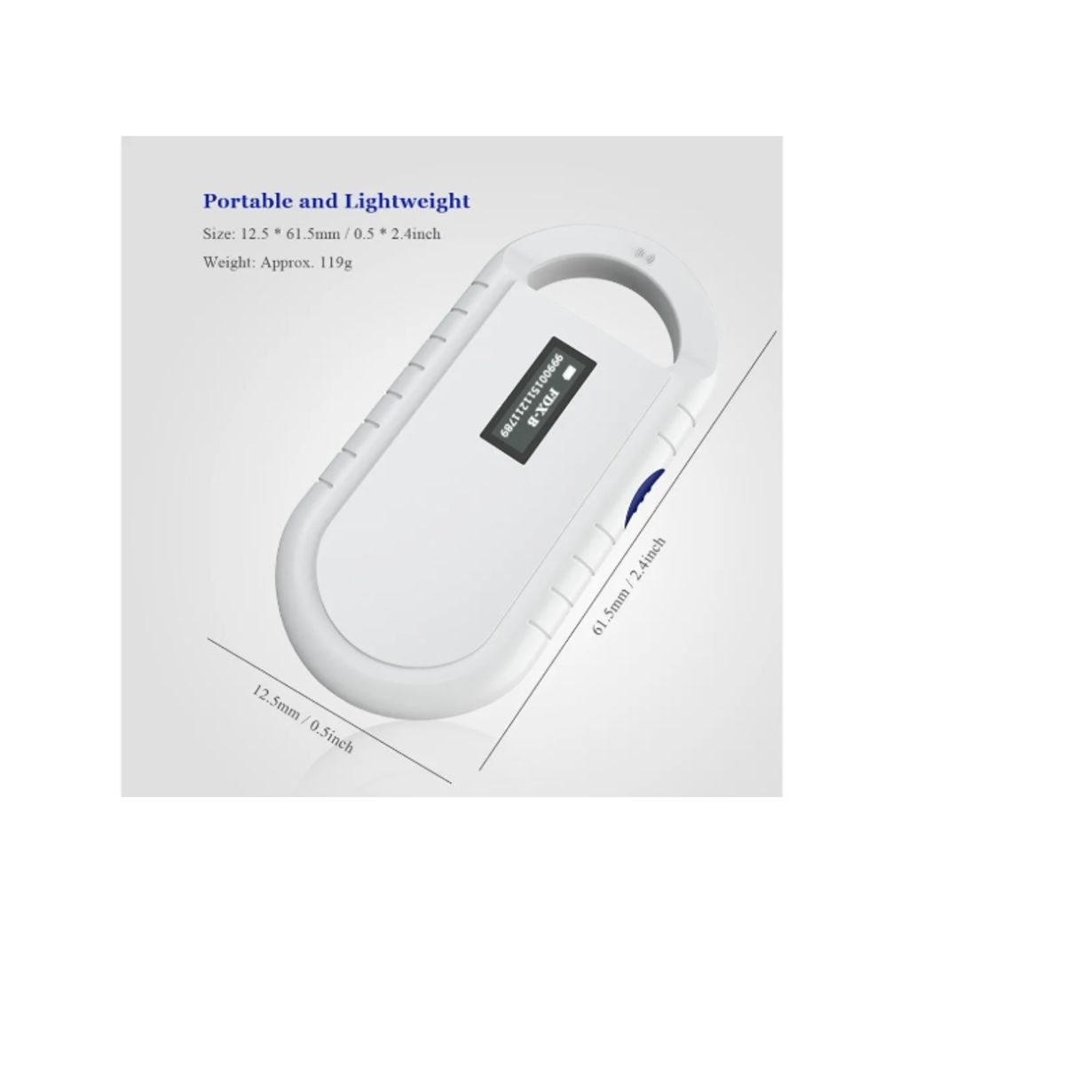 GENERICO - Lector Escaner Chip Microchip Mascotas Perro