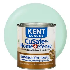 KENT - ESMALTE AGUA - CuSafe™ Home Defense Antibacterial - 1L VERDE HIELO
