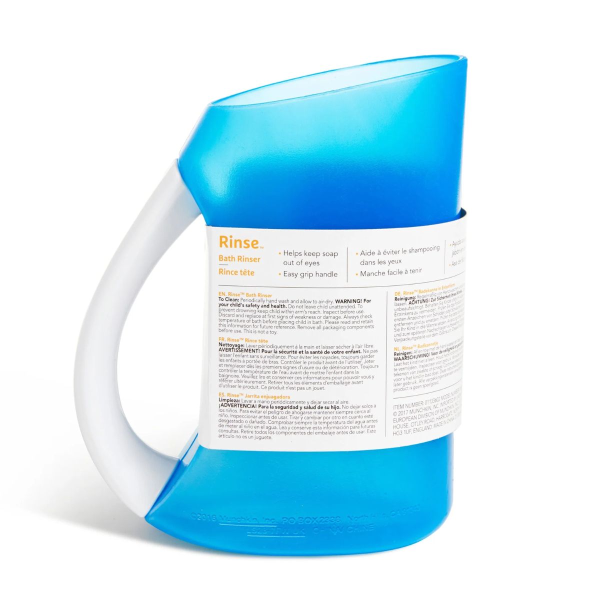 ANSALDO - Jarro de enjuague Munchkin para bebé fácil agarre