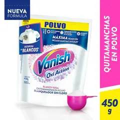VANISH - Quitamanchas Ropa Blanca Polvo Doypack 450g