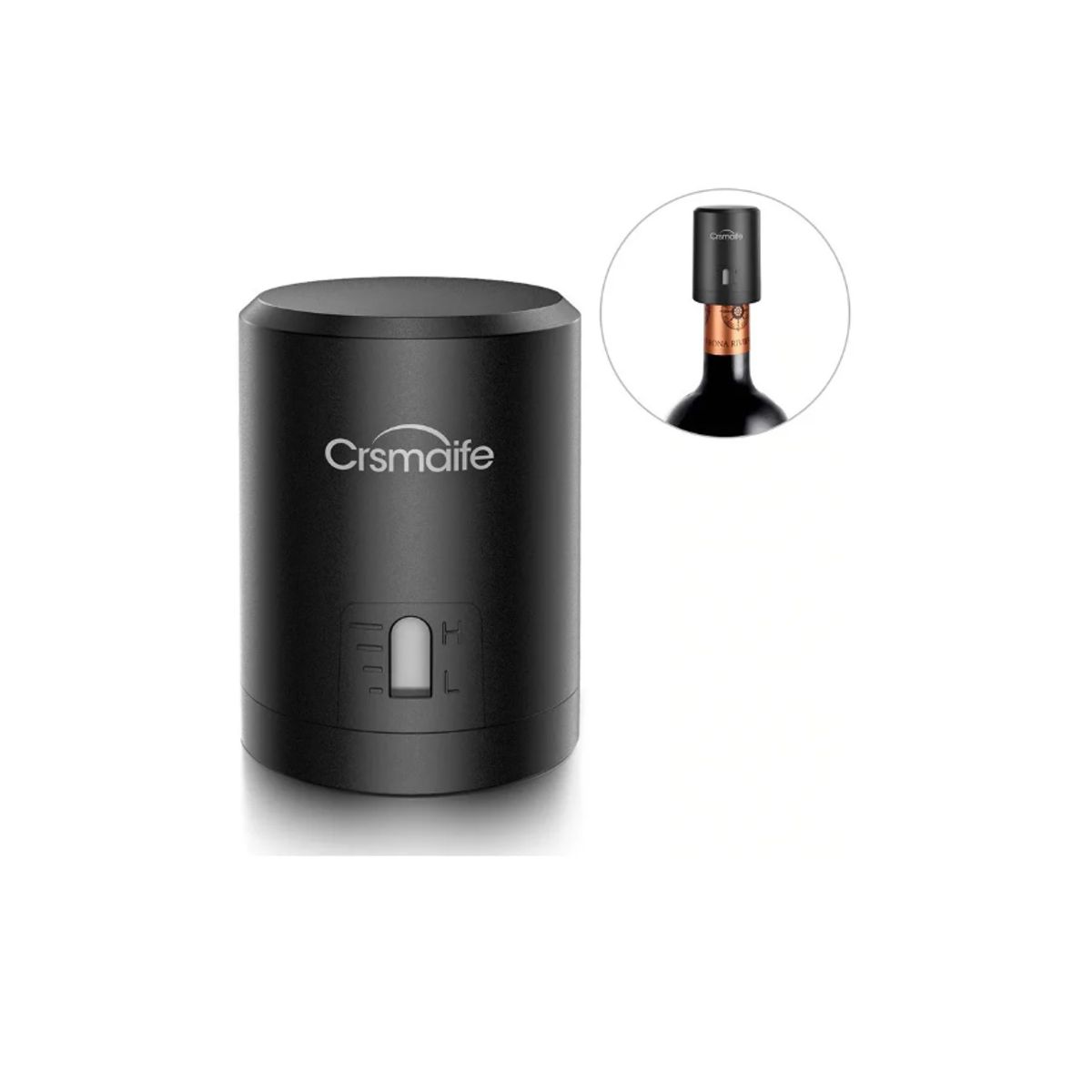 GENERICO - Tapon con Sellador Vacio Vino Espumante Bar Pro