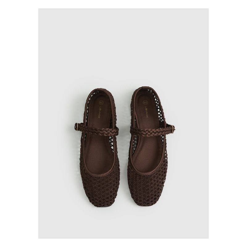 LOUNGE - Sandalias Ballerinas Tejida