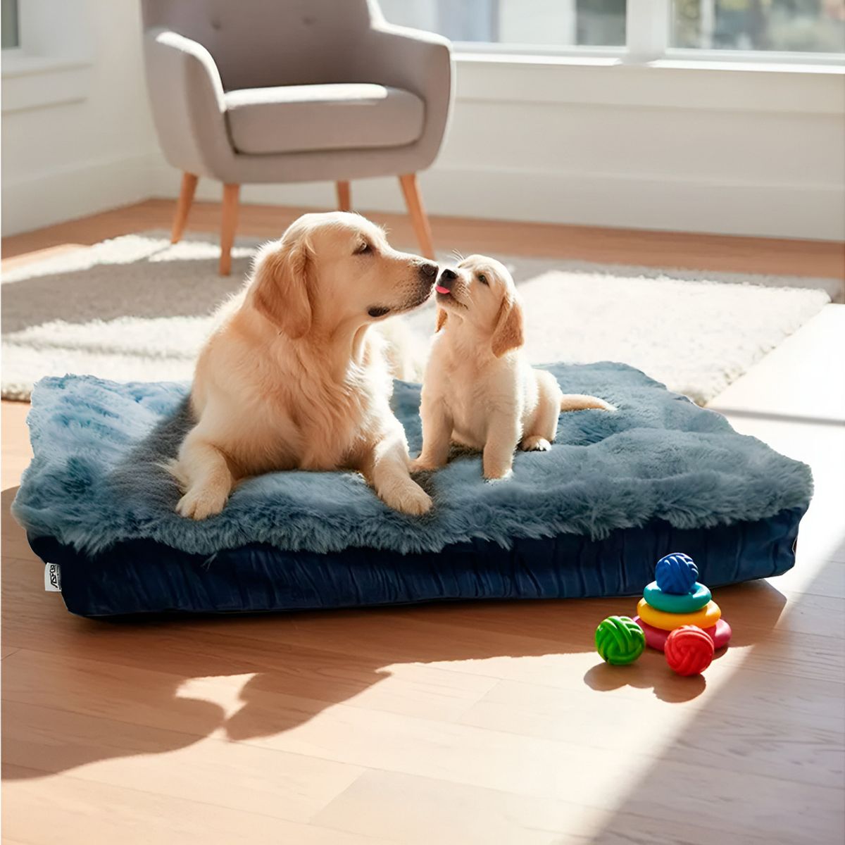 HOMEBRANDT - Cama Premium Para Perro Lavable Antideslizante Colchoneta 108cm