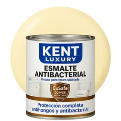 KENT - ESMALTE AGUA SATINADO.- Antibacterial - 1L AMARILLO VAINILLA