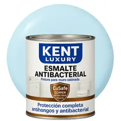KENT - ESMALTE AGUA SATINADO.- Antibacterial - 1L CELESTE NUBE